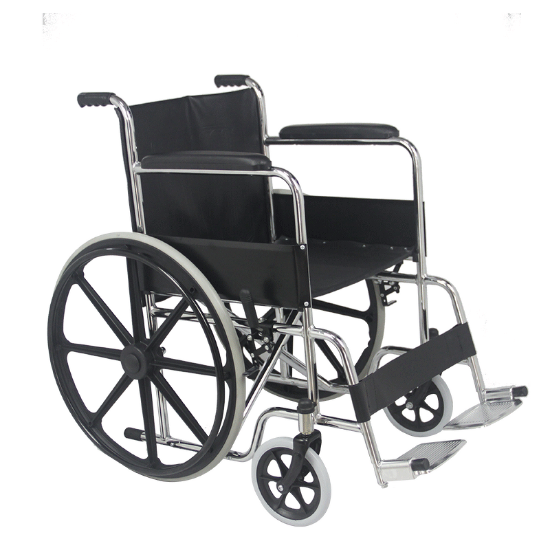 Foldable Manual Wheelchair - High Quality Lightweight Portable for Disabled Elderly