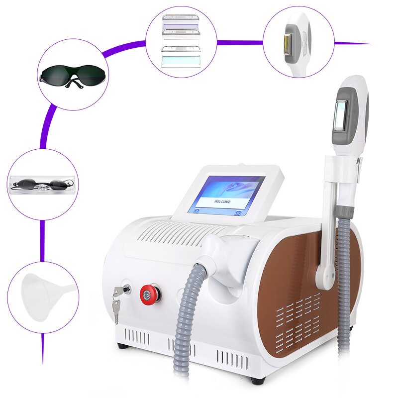 Portable Laser Beauty Machine - 500W LED Hair Removal Skin Rejuvenation Tattoo Tool