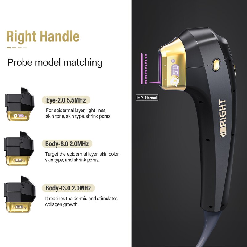 3-in-1 HIF 12D Machine - Korean Face Vaginal Tightening Acne SMAS Lifting Device