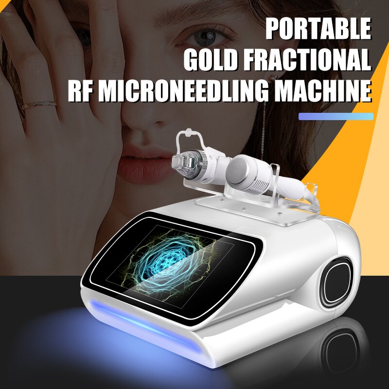 8-Channel RF Vacuum Microneedling - Portable Radio Frequency Face Body Tightening