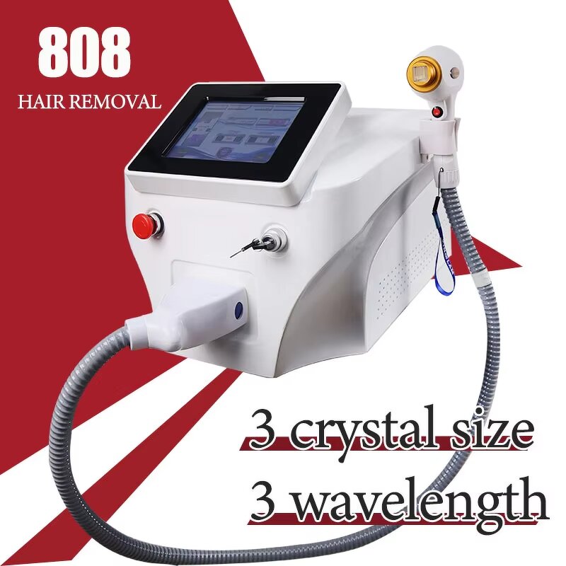 3-in-1 Diode Laser Machine - 755/808/1064nm Hair Tattoo Removal UK/US/EU/IT