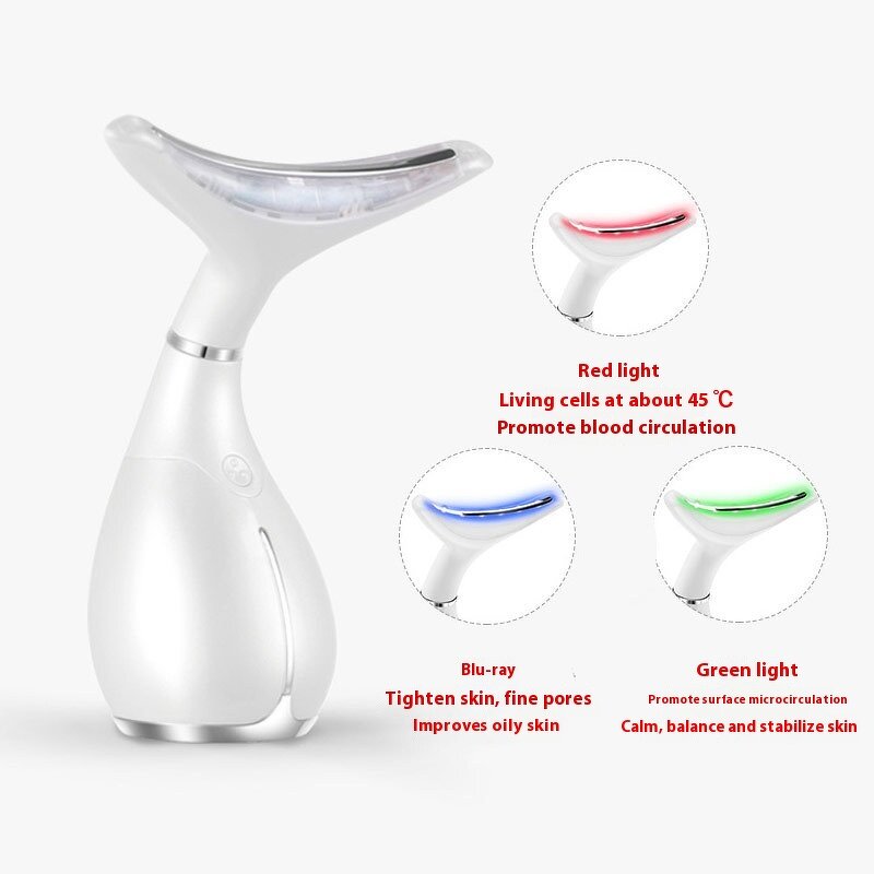 Portable Iontophoresis Instrument - ABS Neck V Face Lifting Acne Treatment Home Use