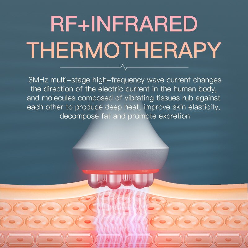 Portable 80K 5IN1 RF Machine - Radio Frequency Skin Firming Cellulite Reduction