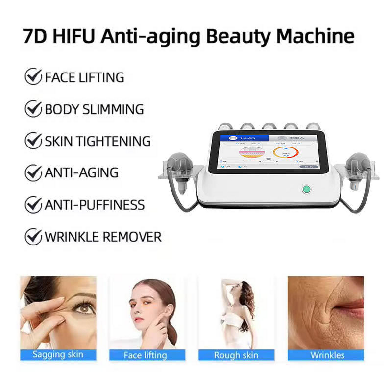 7D Focused Wrinkle Removal Machine - SMAS Lifting Body Neck Firming Salon Device