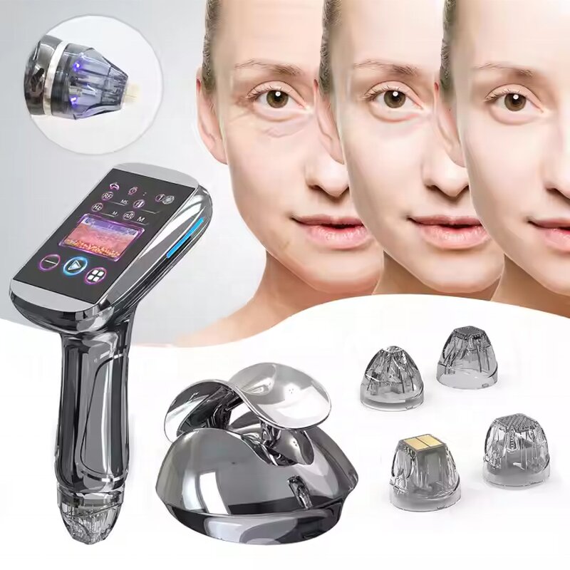 Mini RF Microneedling Machine - Handhold Desktop Acne Removal Wrinkle Reduction Tool