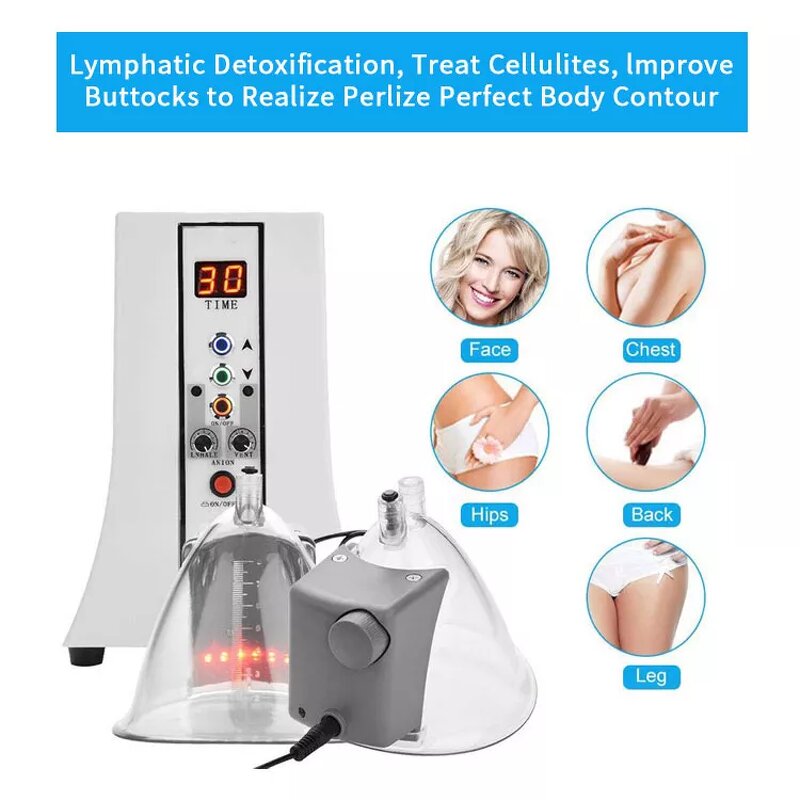 Electric Therapy Enhancement Machine - Portable Vacuum Cupping Breast Butt Lift