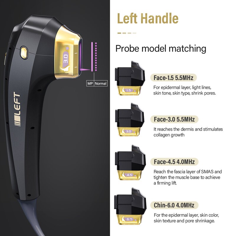 3-in-1 HIF 12D Machine - Korean Face Vaginal Tightening Acne SMAS Lifting Device