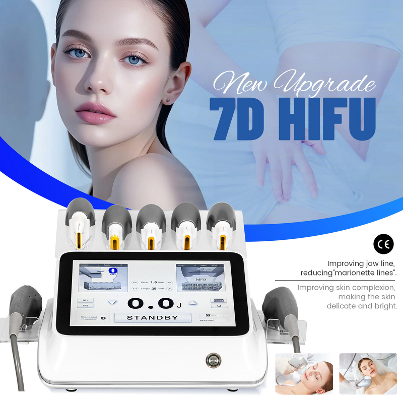 7D Focused Wrinkle Removal Machine - SMAS Lifting Body Neck Firming Salon Device