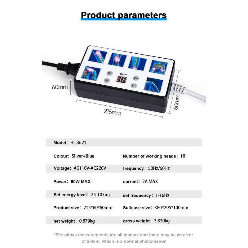 ED Shockwave ESWT Machine - Physical Therapy Body-targeted Pain Relief Weight Loss
