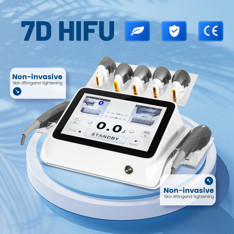 7D Focused Wrinkle Removal Machine - SMAS Lifting Body Neck Firming Salon Device