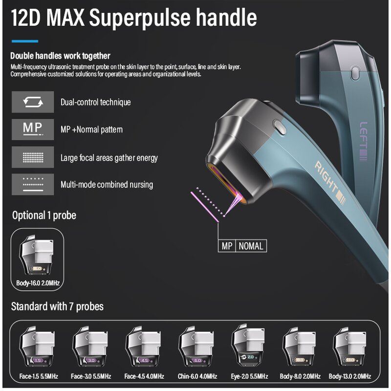 12D Anti-Aging Beauty Machine - 2025 Newest EU/UK Plug Body Contouring Face Lifting