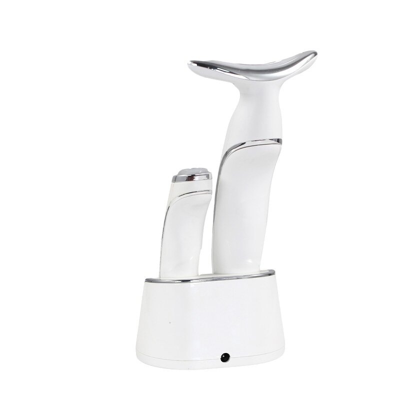 U-Shape EMS Beauty Device - Home Use Micro-current Wrinkle Remover LED Face Neck