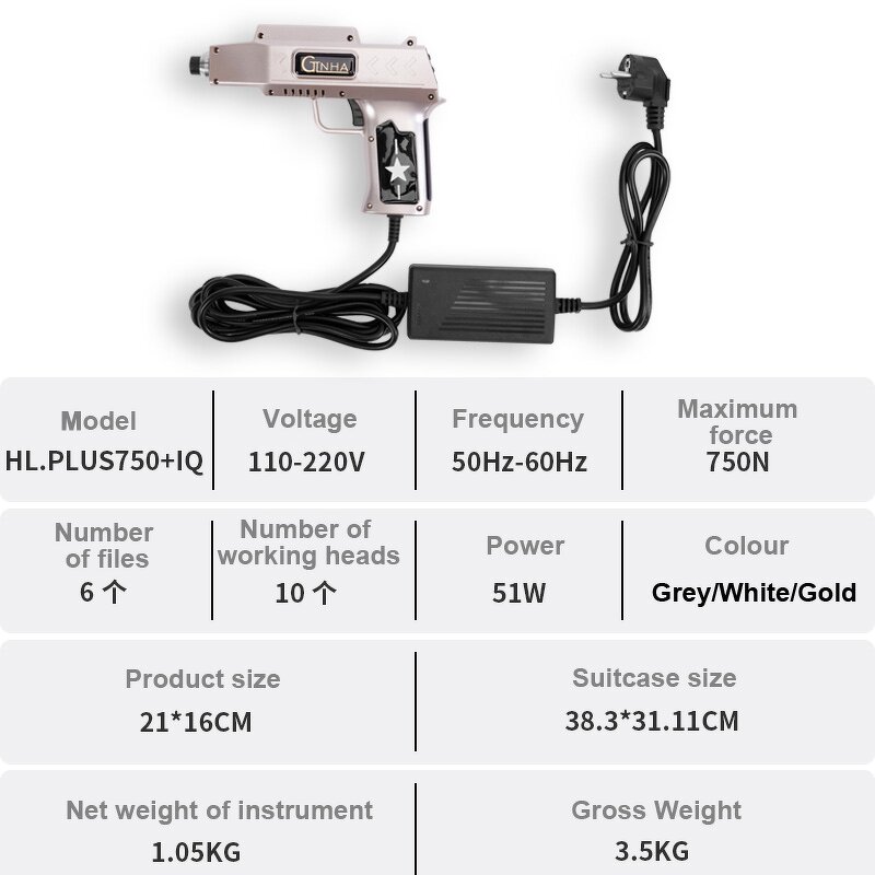 Portable Neck Massage Machine - Electric Body Muscle Impulse Gun Chiropractic Tool