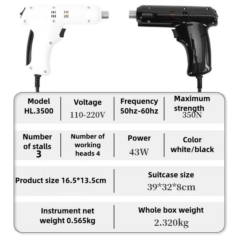 Electric spinal massage gun - 350N 3-speed adjustable spinal correction therapy device