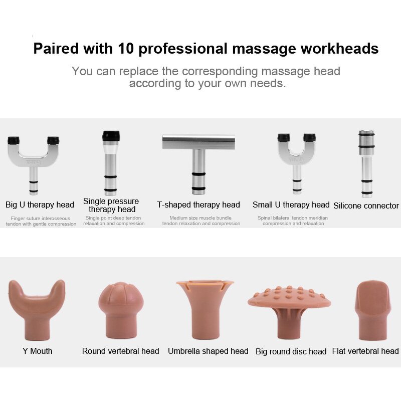 Portable Neck Massage Machine - Electric Body Muscle Impulse Gun Chiropractic Tool