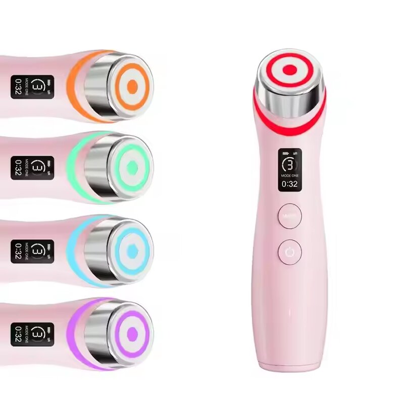 Ager Booster Pro 6-in-1 Wand - Multifunction Skin Therapy LED US ZA CN Plugs