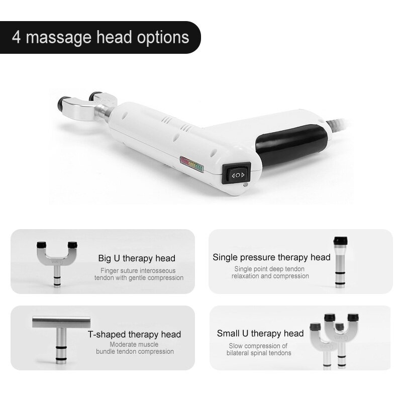 HL3500 Impulse Therapy Gun - Handheld Deep Tissue Body Cervical Spine Pain Relief