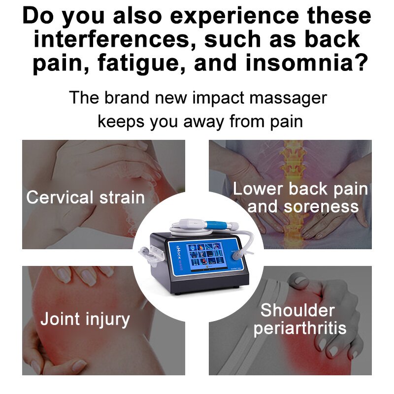 Shock-Wave Therapy Machine - 2024 Air Pressure Extracorporeal Physiotherapy Instrument