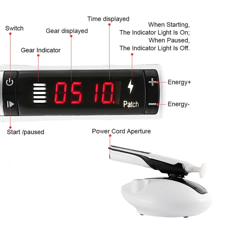 Stainless Steel Plasma Ozone Pen - Portable Cold Latest Skin Lifting 15g Tips