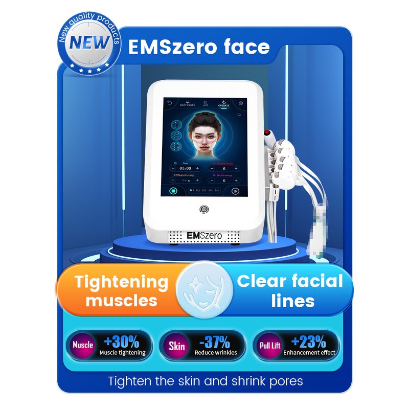 Em RF Face Lifting Machine - 2024 Portable Desktop Muscle-Tightening US AU Plugs