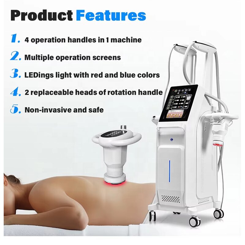 4 In 1 Vela RF System - Vacuum Cellulite Rolling Fat Removal inner ball roller