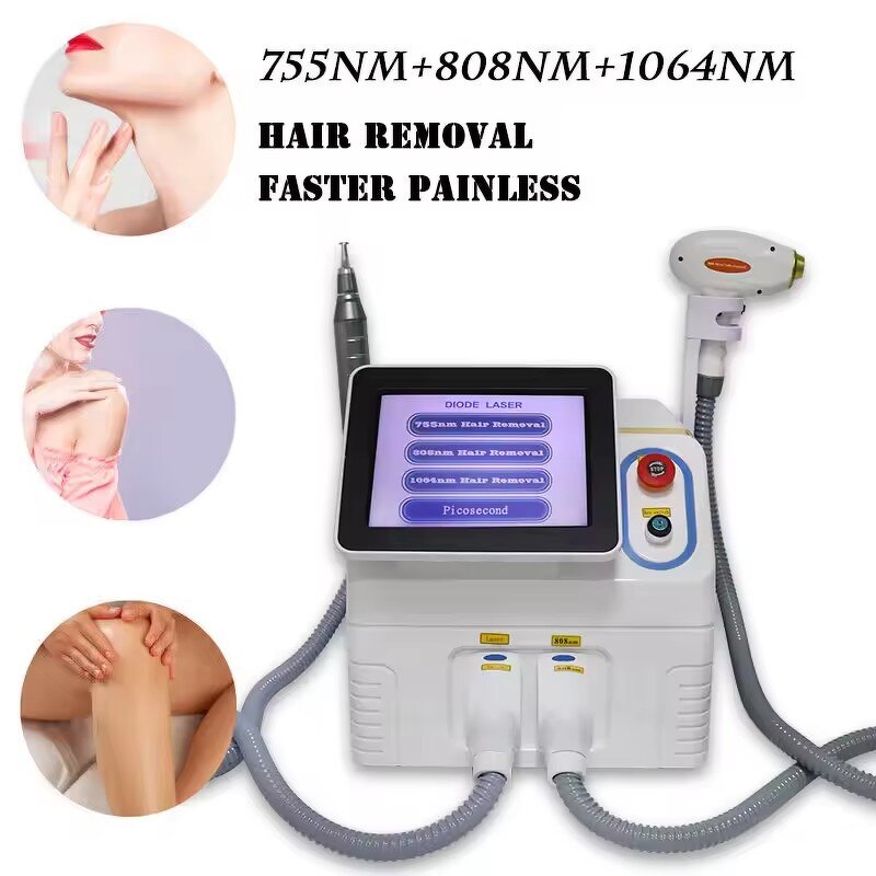 2-in-1 Diode Desktop Device - Women Tattoo Removal Eyebrow Wash Face Body Roller