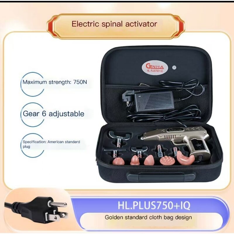 Portable Neck Massage Machine - Electric Body Muscle Impulse Gun Chiropractic Tool