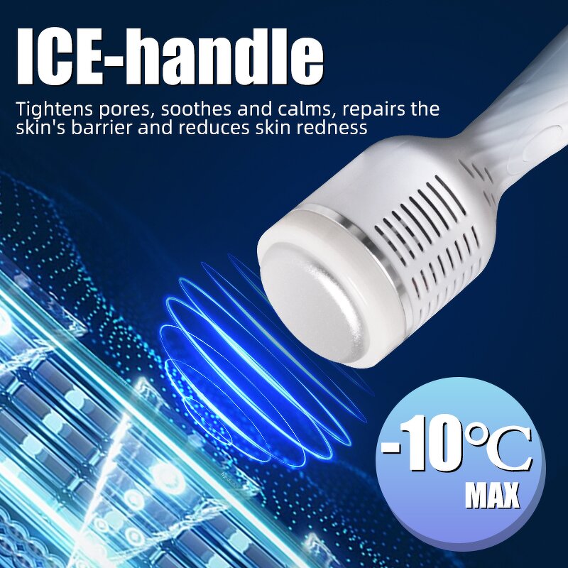 8-Channel RF Vacuum Microneedling - Portable Radio Frequency Face Body Tightening