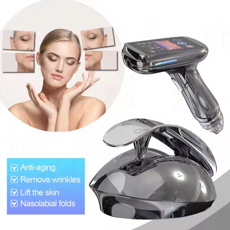 Mini RF Microneedling Machine - Handhold Desktop Acne Removal Wrinkle Reduction Tool