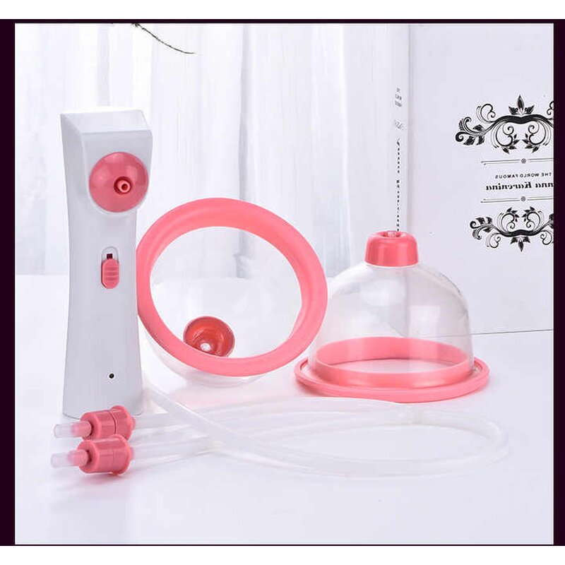 Electric Vacuum Cupping Device - Portable Home Use Breast Massage Enlargement Tool