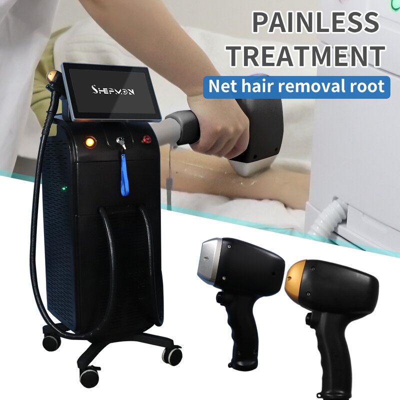 Titanium Laser Hair Removal Machine - 2025 New 15.6 1000-1600W 3 Wavelengths 4K ICE