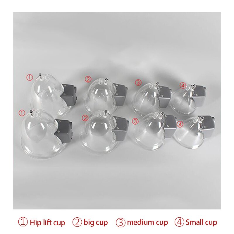 3-in-1 Electric Breast Massager - Portable Vacuum Suction Cup Butt Enhancement Home