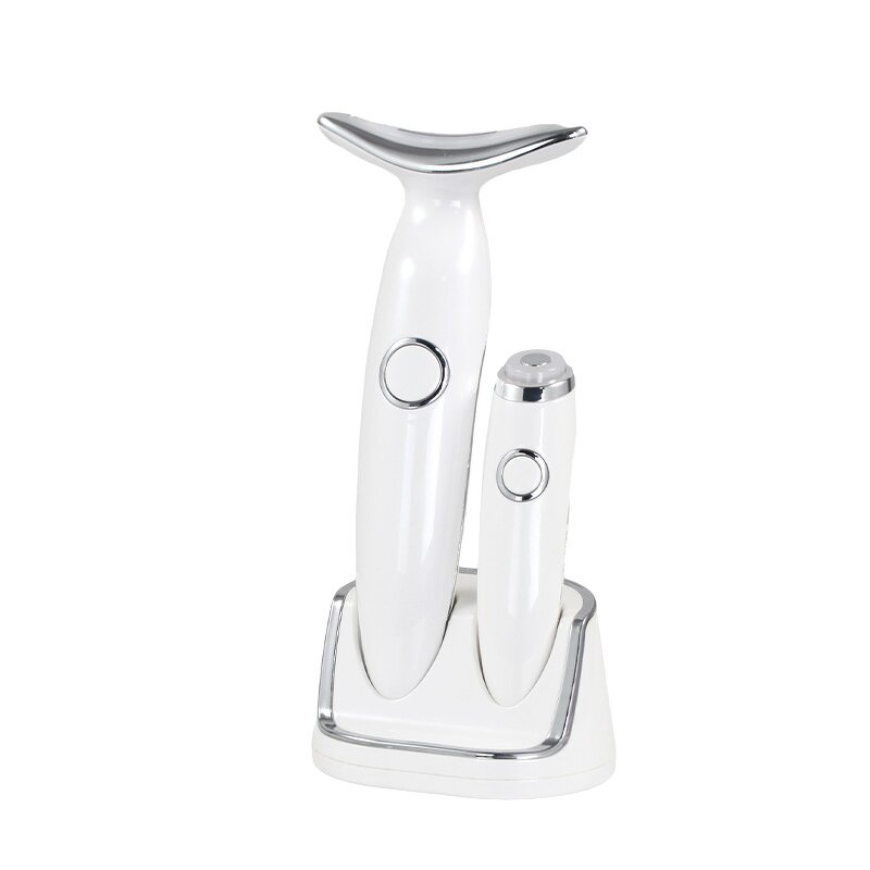 U-Shape EMS Beauty Device - Home Use Micro-current Wrinkle Remover LED Face Neck