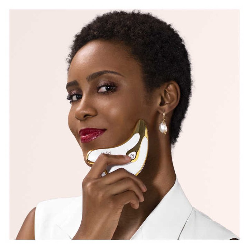 Electric Micro-Current Massager - ABS Vibration Heating Face Neck Scap Lifting Tool