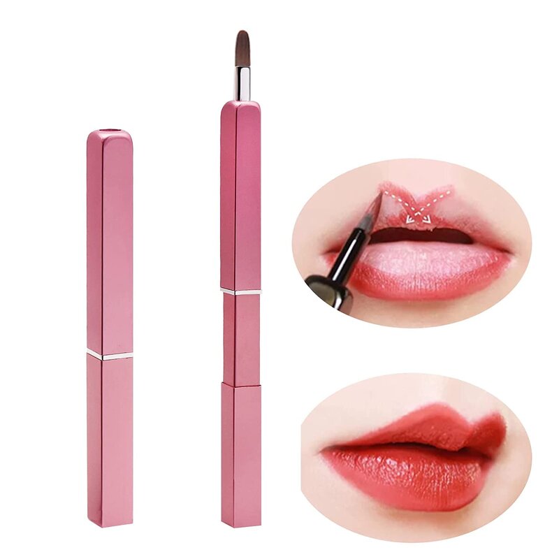 Retractable Lip Brush - Exquisite Professional Lipstick Gloss Makeup Tool