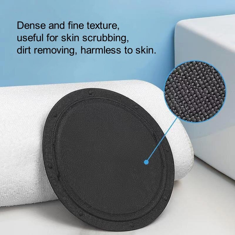 Natural Rubber Exfoliator - Dead Skin Removal Back Soothing Shower Scrub Pad