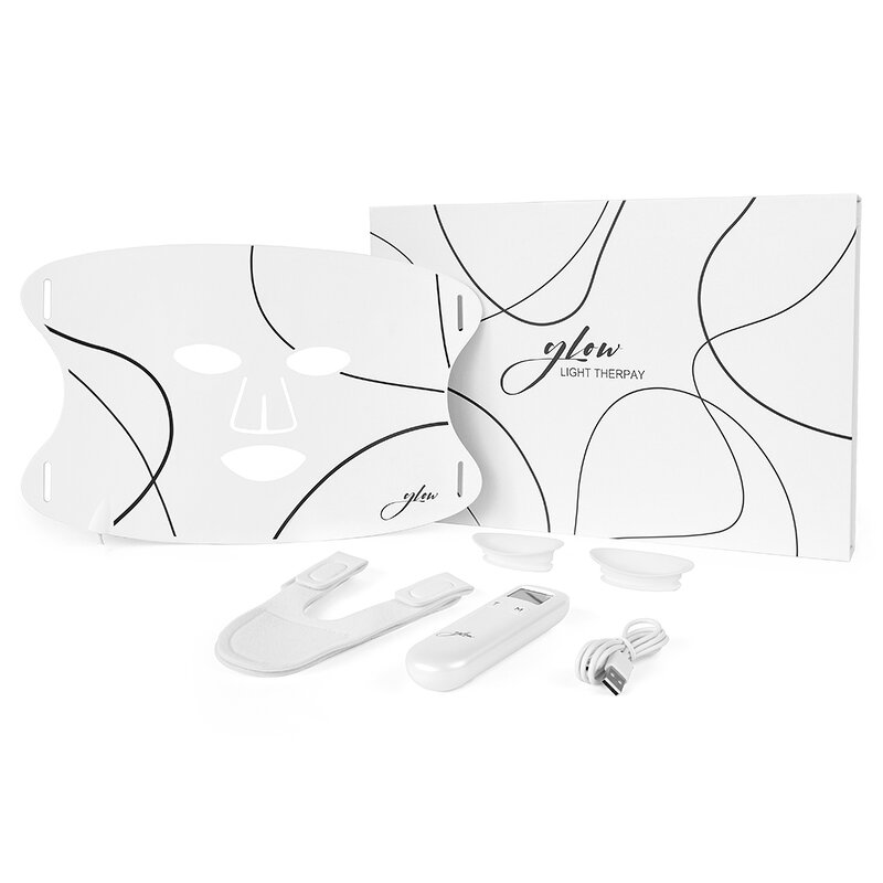 Silicone LED Light Therapy Mask - 4 Colors Infrared Face Skin Re-generation Device