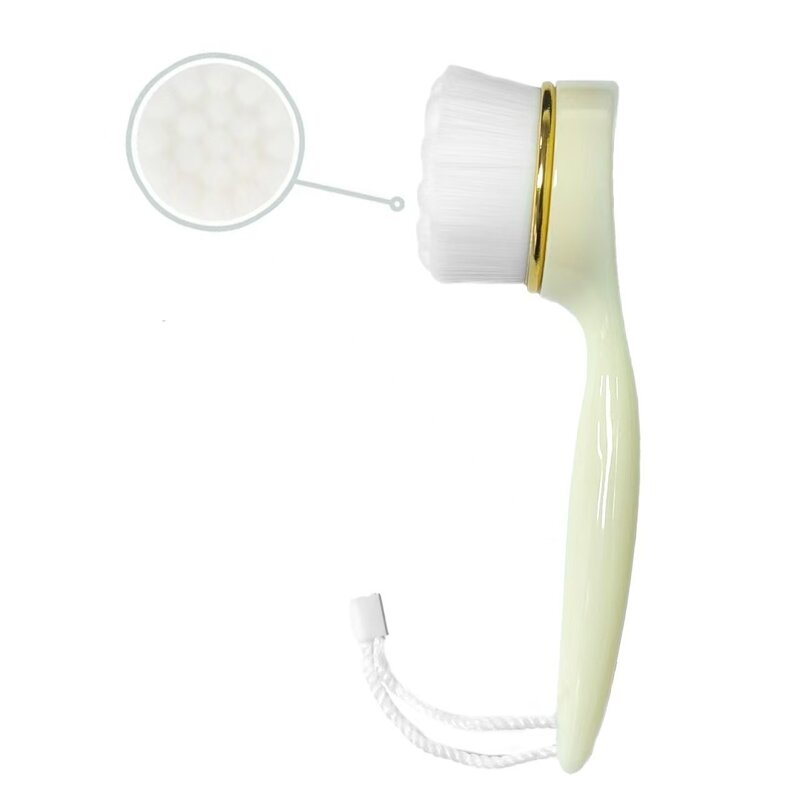 Long Handle Facial Brush - Free Samples Super Fine Nylon Hair Pore Cleansing Tool