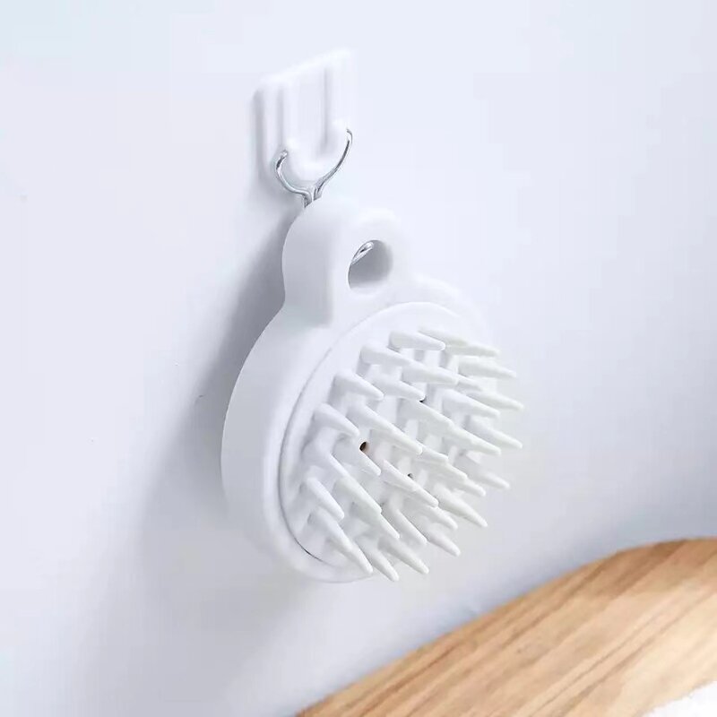 Scalp Massage Cushion Comb - Low MOQ Scrubbing Shampoo Hair Washing Brush