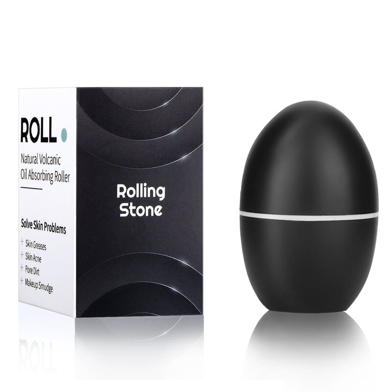 Volcanic Stone Oil Roller - Free Samples Manual Face Cleansing Paper Box Pack