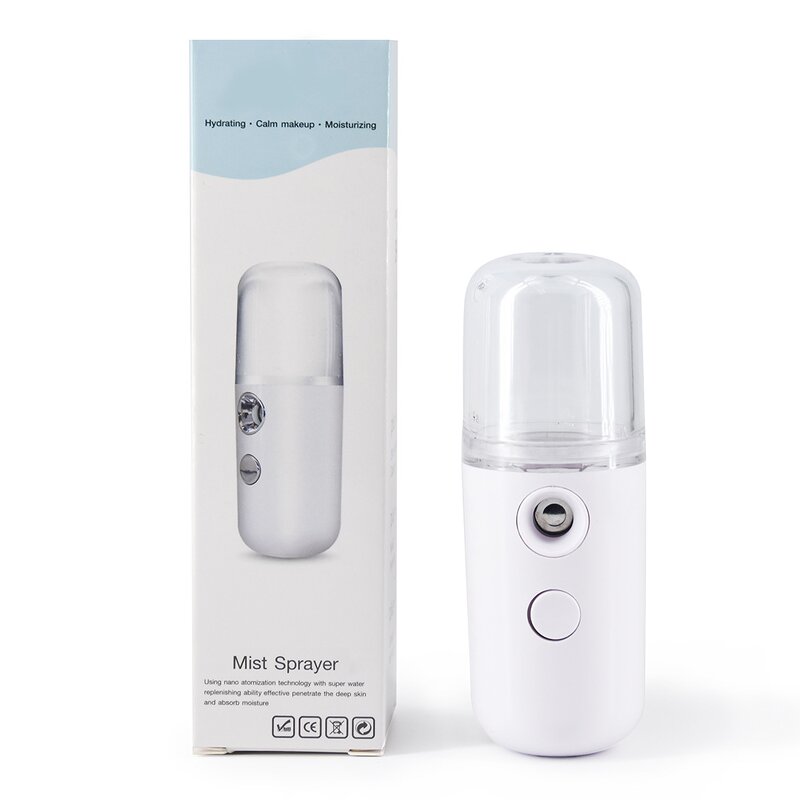 Mini Face Mist Spray - Portable USB Rechargeable Skin Moisturizing Tool