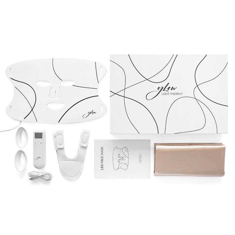 Silicone LED Light Therapy Mask - 4 Colors Infrared Face Skin Re-generation Device