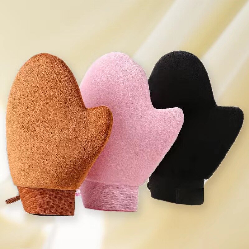 Self Tanning Mitt Applicator - Ultra Soft Elastic Wrist Sunless Tanner Glove