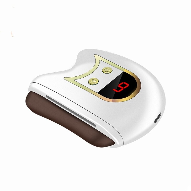 Custom Heated Gua Sha Tool - 9 Levels Bian Stone Face Scraping Neck Massager