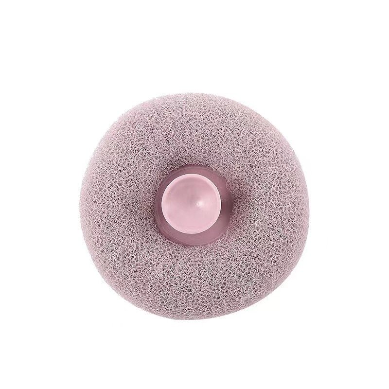 Exfoliating Mesh Ball - Easy-storage Bath Sponge Shower Brush with Suction Cup
