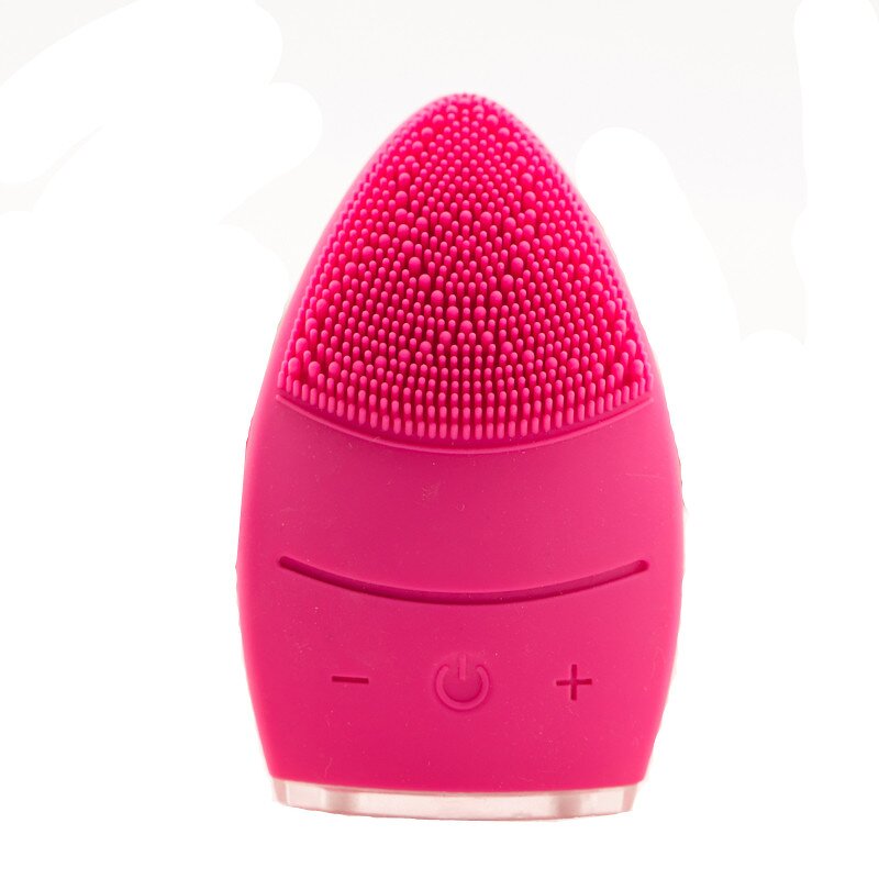 Facial Cleansing Brush - USB Rechargeable Silicone Waterproof Face Massage Tool
