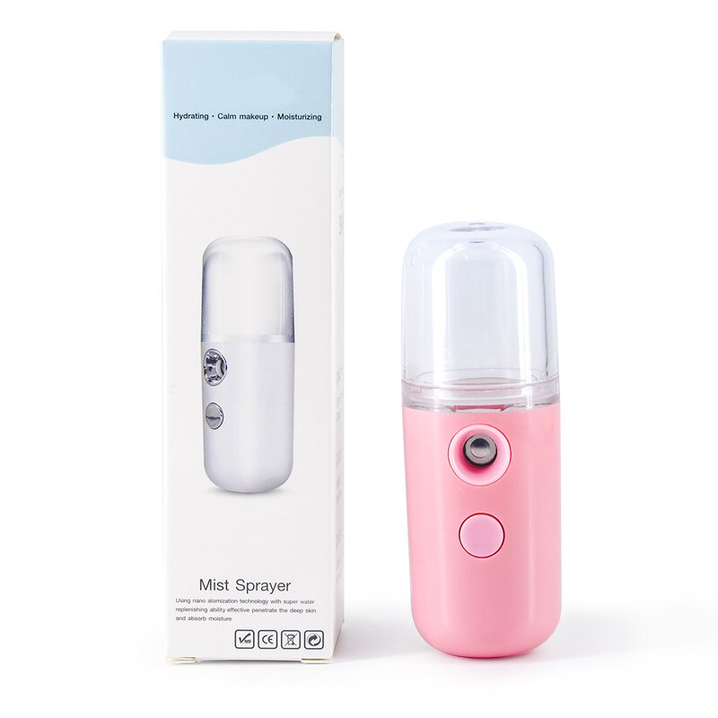 Mini Face Mist Spray - Portable USB Rechargeable Skin Moisturizing Tool