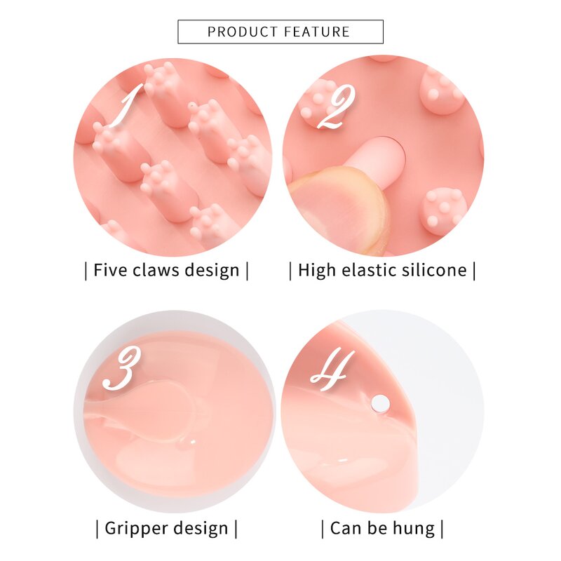 Silicone Scalp Massage Brush - Low Price Pink Shampoo Hair Growth Treatment