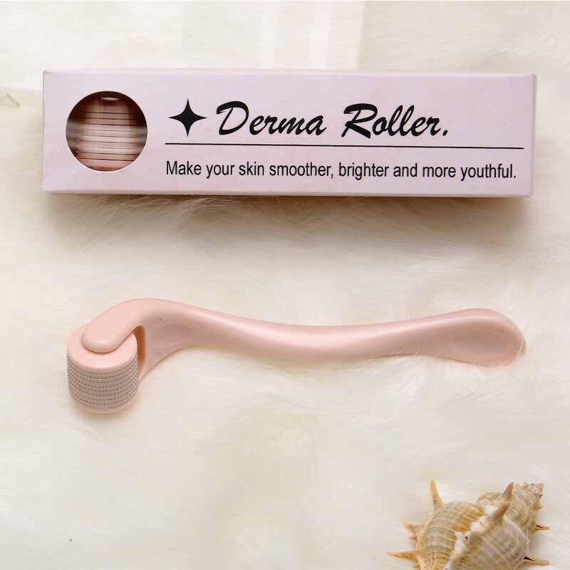 540 Titanium Derma Roller - Microneedle Roller Face Body Beard Hair Growth