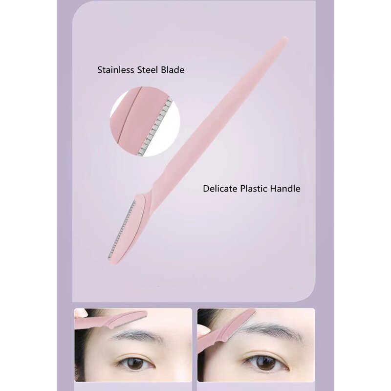 Stainless Steel Eyebrow Trimmer - Custom Colors Women Face Hair Remover Blade